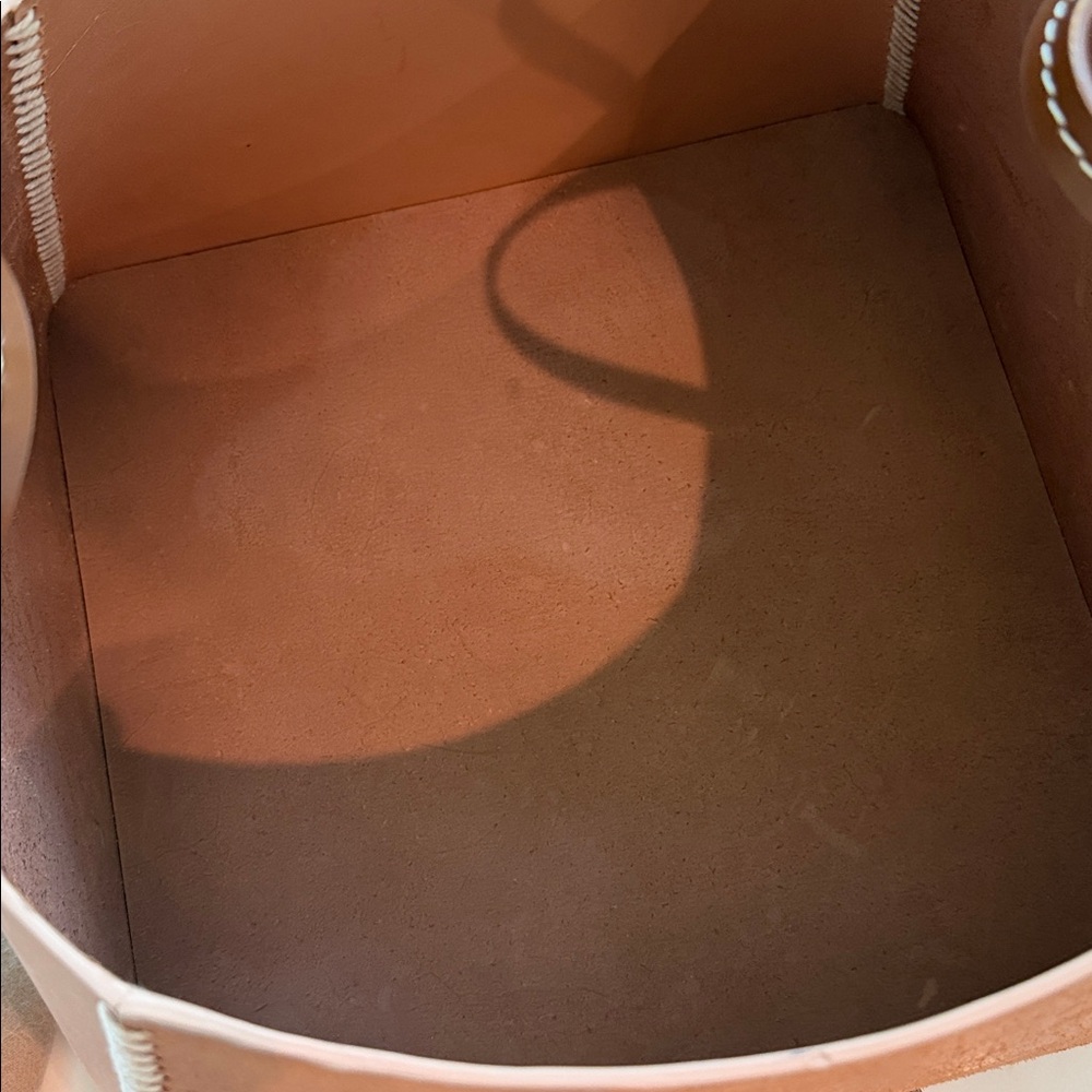 Suede and Leather Tote - Picture 6 of 9